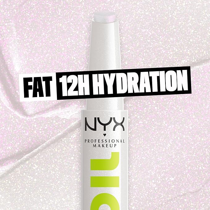NYX PROFESSIONAL MAKEUP Fat Oil Slick Click, Lightweight, Buildable, Pigmented Vegan Lip Balm - Main Character-Velvo Beauty