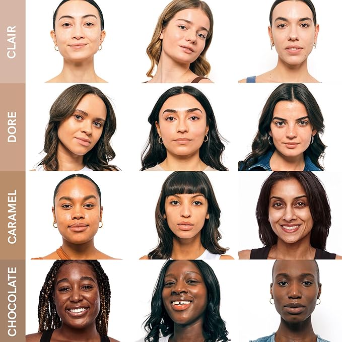 Erborian CC Water with Hyaluronic Acid, Chocolate - Ultra-Light Aqua Gel Color Corrector with Centella Asiatica & Hyaluronic Acid - Plump, Softer & Hydrated Skin - Korean Skincare Perfector - 0.5 Oz-Velvo Beauty