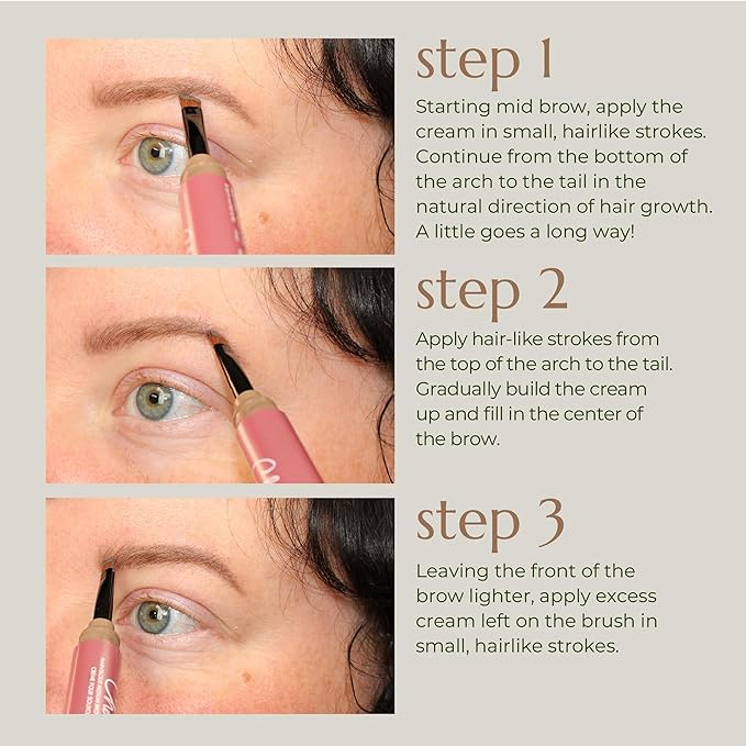 Chella Eyebrow Cream, Graceful Grey - Vegan, Cruelty Free, Paraben Free, Gluten Free Eyebrow Pomade Makeup - Long Wearing, Velvet Consistency, Water Resistant-Velvo Beauty