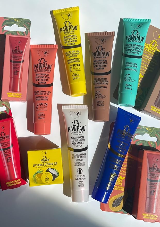 Overnight Lip Mask - Multi-Purpose Balm, Natural Pawpaw & Peptides Smooth Skin, Cracked Lips, Vegan, Ethical Beauty & Fregrance Free (25 ml)-Velvo Beauty