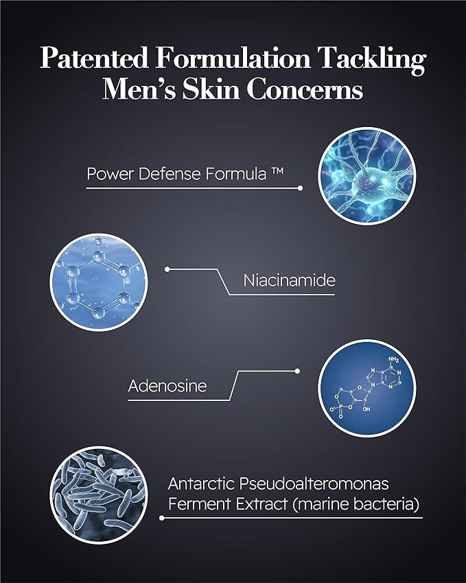 ISA KNOX Age Focus Homme (Premium Skincare Gift Set, 12.2fl oz) - Even Skin Tone & Wrinkle Care. Toner and Lightweight Moisturizer Set , Niacinamide, Adenosine | Korean Skincare,-Velvo Beauty