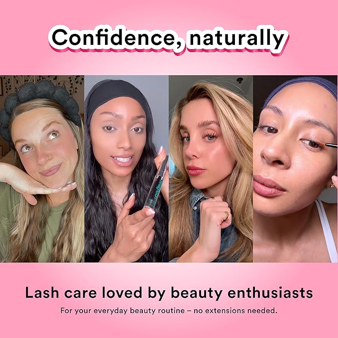 nuorganic Cosmic Lash Serum Without Prostaglandins | Eyelash Growth Serum for Thicker, Longer, More Defined Lashes | 4-Month Supply XL Size | Made in USA | cGMPA Certified Lab | 8ml-Velvo Beauty