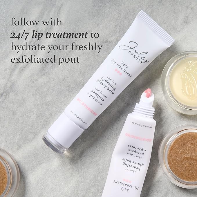 Julep 24/7 Lip Treatment - Hydrating Lip Balm and Lip Sleeping Mask - Moisturizing Lip Repair - Nourishing Mask & Exfoliating Scrub, Lavender-Velvo Beauty