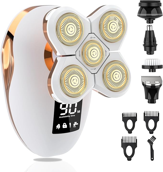 Electric Razors for Women, Women's Electric Shaver Kit for Legs, Bikini and Body Wet Dry Use, Facial Hair Removal, Cordless Trimmer for Womens Bikini Lady Grooming Sensitive Skin-Velvo Beauty