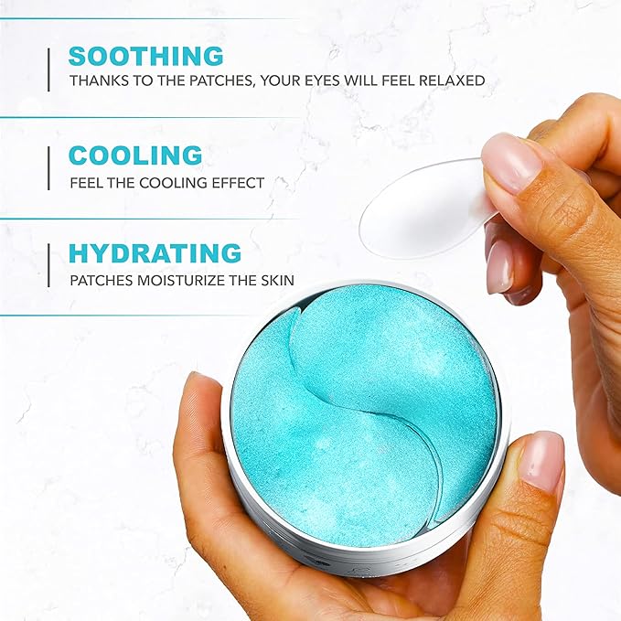 Under Eye Patches - Retinol & Collagen Infusion - Hyaluronic Acid for Hydration - Suitable for All Skin Types-Velvo Beauty