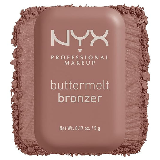 NYX PROFESSIONAL MAKEUP Matte Buttermelt Bronzer, Longwear Face Makeup with Up to 12 Hours of Wear, Vegan Formula - All Butta'd Up-Velvo Beauty
