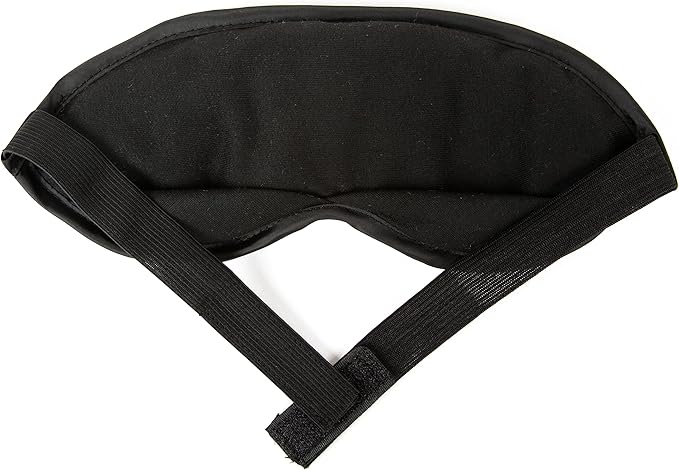 Wild Essentials Infusion Sleep Mask Infused with French Lavender, Includes resealable Pouch to Keep Fresh, Nose Bridge to Block Light Below Eyes, Aromatherapy, Calming, Relaxing, Black-Velvo Beauty
