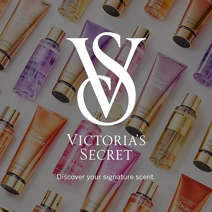 Victoria's Secret Fragrance Mist Collection 4 Piece Shimmer Mini Gift Set, Assorted Scents-Velvo Beauty