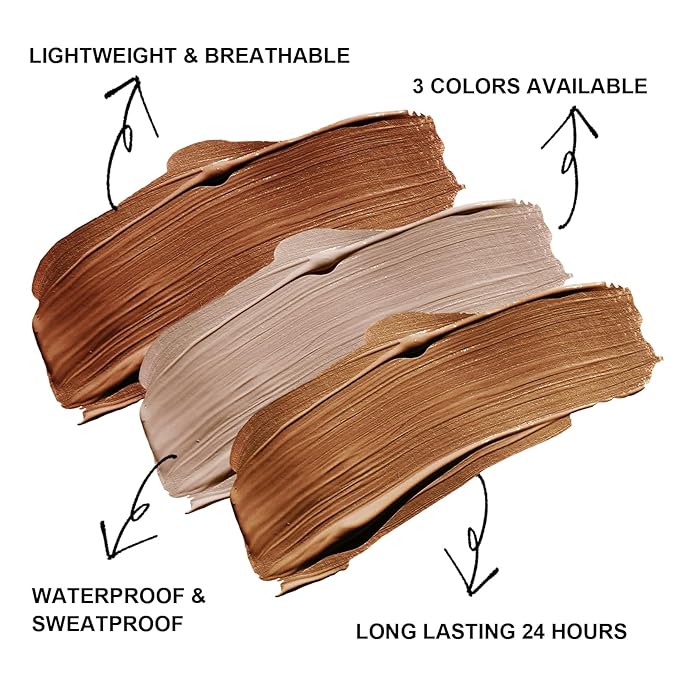 Liquid Contour Stick Makeup - Cream Face Contour Wand with Cushion Applicator, Natural Matte Long Lasting Creamy Bronzer Contour, Lightweight Silky Blendable (#02 SOFT TAN)-Velvo Beauty