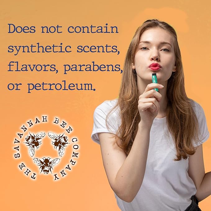 Savannah Bee Company Mint Julep Lip Balm, 0.15-Ounce (Pack of 4)-Velvo Beauty
