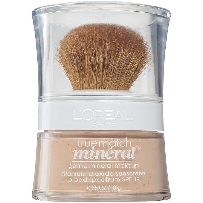 L'Oreal Paris True Match Mineral Loose Powder Foundation Light Ivory, 0.35 Ounce-Velvo Beauty