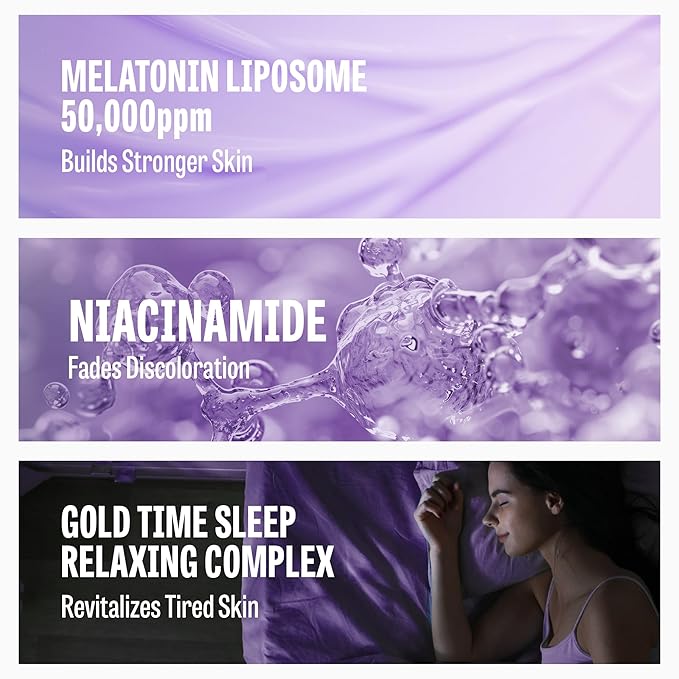 Time Return Melatonin Cream | Face Brightening Cream & Face Moisturizer for Dry Skin | Relaxing Face Cream for Women & Men | Melatonin Face Cream for Resilient Skin, 0.88 oz-Velvo Beauty