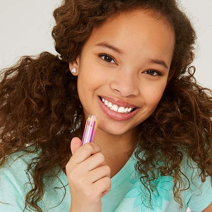 Just My Style Layered Lip Balm by Horizon Group USA, DIY 5 Shimmering Lip Balms, Mix Fruity Flavors To Make Your Own Unique Lip Balm. Strawberry, Tropical Fruit & Very Berry-Velvo Beauty