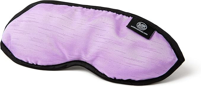 Wild Essentials Infusion Sleep Mask Infused with French Lavender, Includes resealable Pouch to Keep Fresh, Nose Bridge to Block Light Below Eyes, Aromatherapy, Calming, Relaxing, Purple-Velvo Beauty