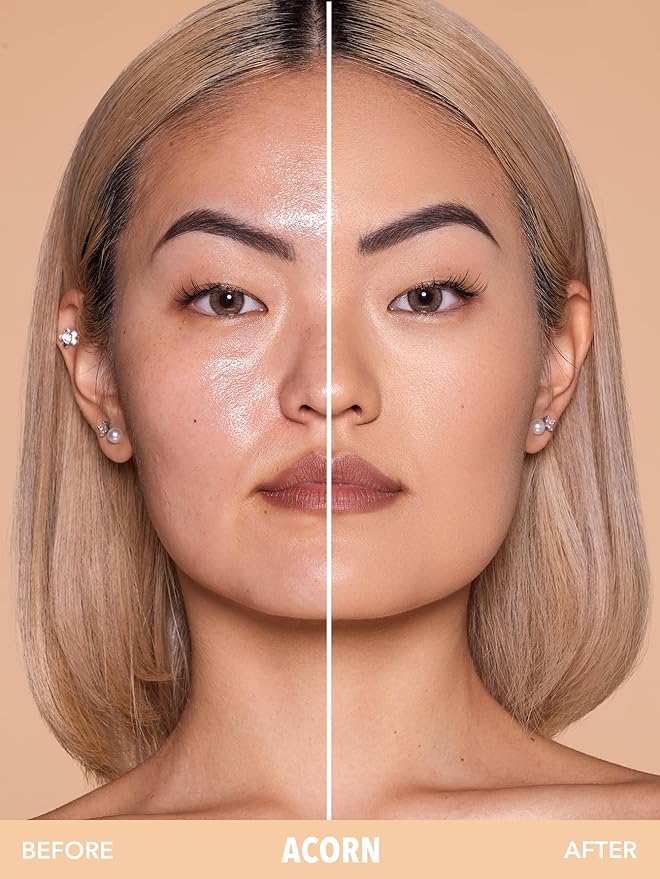 SHEGLAM SKin-Focus Full Coverage Powder Foundation Oil-Control Lightweight Face Pressed Powder Makeup-Acorn-Velvo Beauty