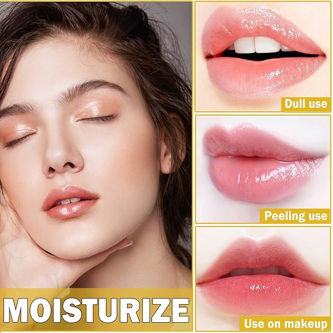 3PCS Bee Lip Balm Honey Pot Honey Strawberry Apple Lip Balm Sleeping Lip Mask Silky Hydrating Bee Lip Balm Lip Mask Overnight Lip Care Products(Honey+Strawberry+Apple Lime)-Velvo Beauty