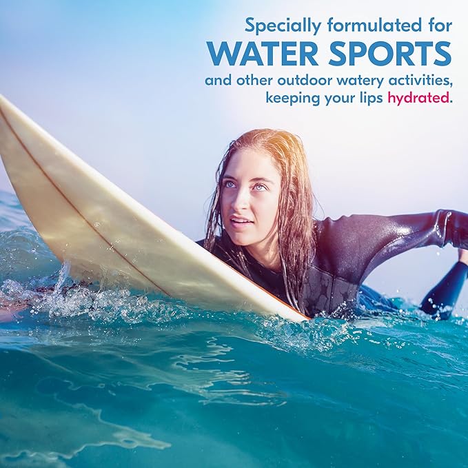 Moisturizing SPF 44 Lip Balm - Spf Lip Balm with Vitamin E | Broad Spectrum | Moisturizing | Vegan | Water Resistant Vanilla Flavor | 0.15 oz | 3 Pack-Velvo Beauty