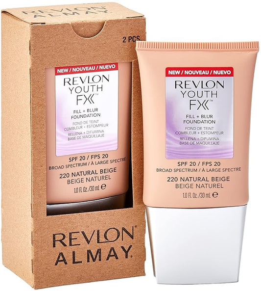 Youth Fx Fill + Blur Foundation 220Natural Beige Spf20 30Ml-Velvo Beauty