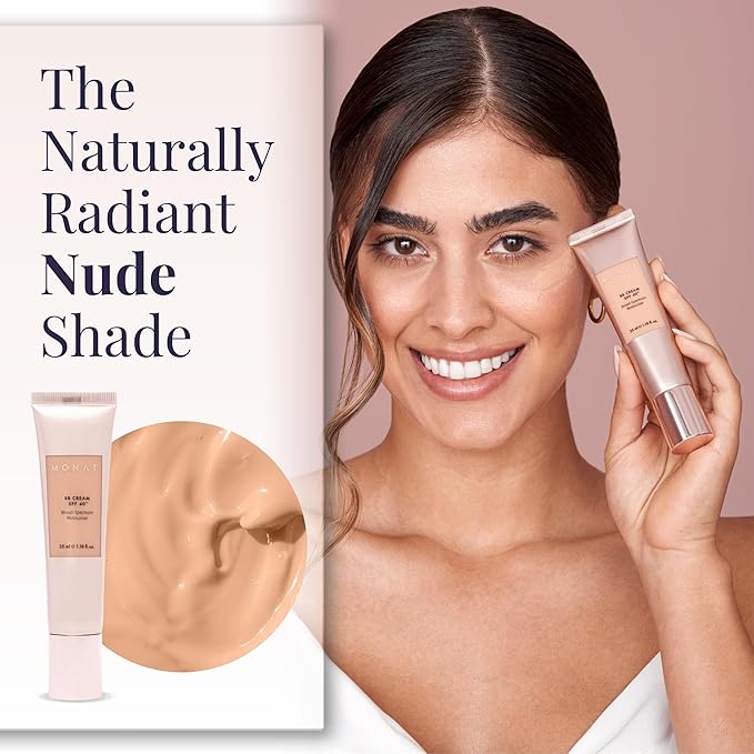 Monat BB Cream SPF 40 - Vanilla Broad-Spectrum Moisturizer, Lightweight Tinted Coverage, Fragrance-Free, 35ml/1.18 fl. oz.-Velvo Beauty
