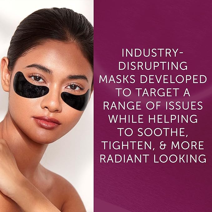 111SKIN Black Diamond Eye Mask, Hydrating Under Eye Patches for Dark Circles with Retinol, Hyaluronic Acid & Niacinamide, Helps Lift & Firm the Appearance of Fine Lines & Undereye Area, 8 Pairs-Velvo Beauty