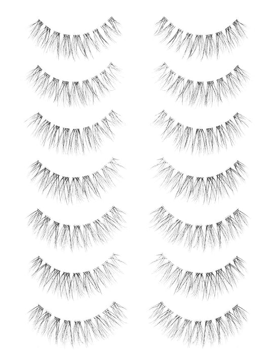 Wispy Lashes Natural Look False Eyelashes 13MM Eye Lash Pack 3D Volume Fake Eyelashes 7 Pair Siligli-Velvo Beauty