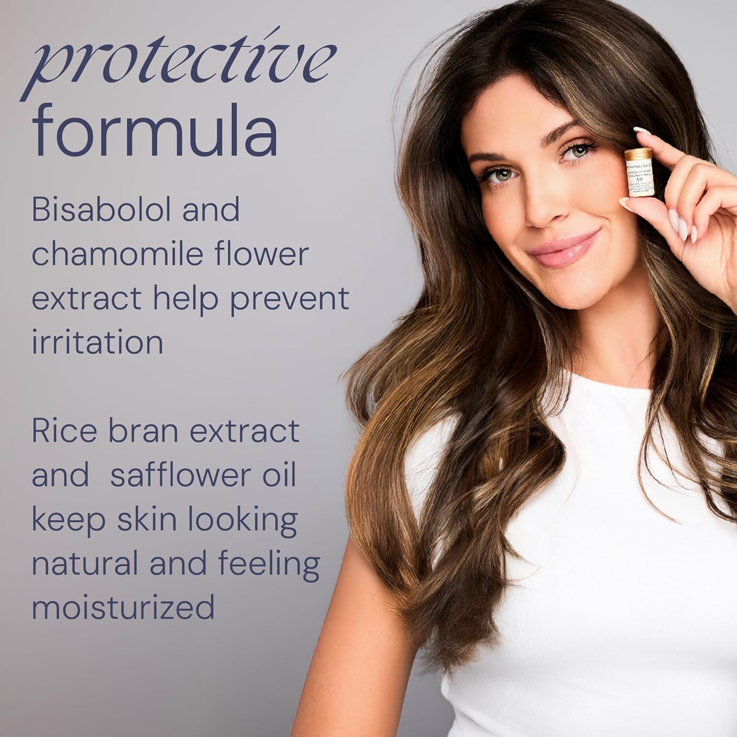 Brush On Block Mineral Sunscreen Powder Refill, Natural Broad-Spectrum SPF 50, Safe for Sensitive Skin, UVA UVB Face Protection, Reef Friendly (Translucent - Refill)-Velvo Beauty