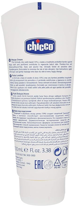 Chicco 100ml Nappy Cream-Velvo Beauty