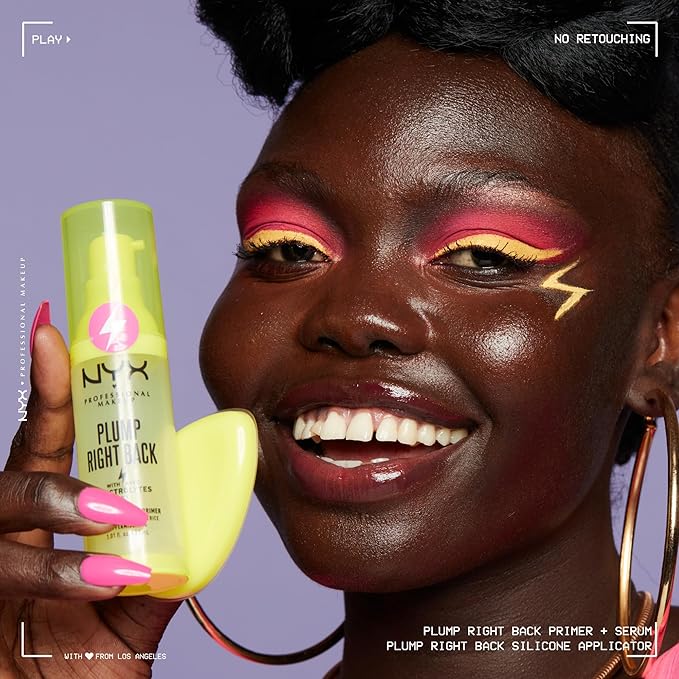 NYX PROFESSIONAL MAKEUP Plump Right Back Plumping Serum & Primer, With Hyaluronic Acid-Velvo Beauty
