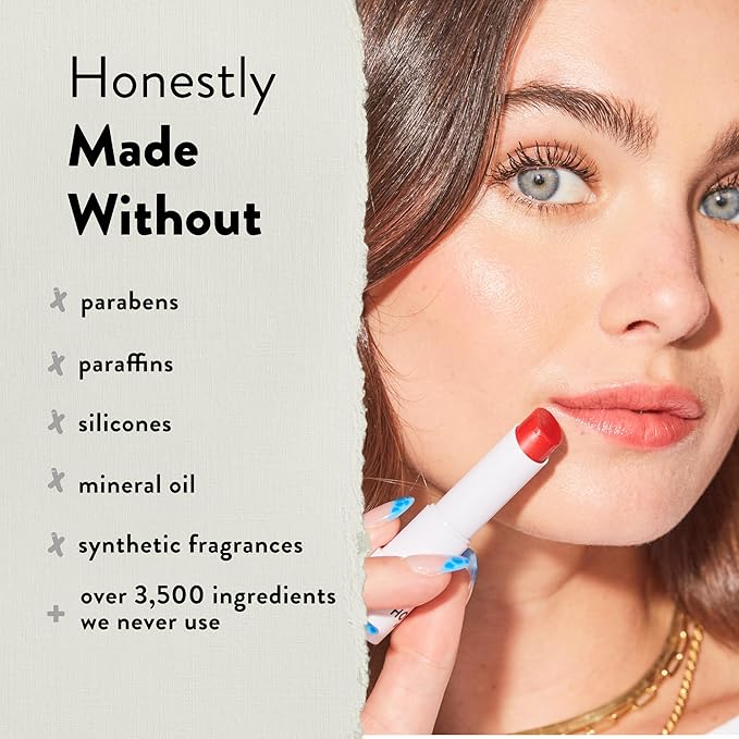 Honest Beauty Tinted Lip Balm 3-Pack | Antioxidant-rich Acai Extracts + Avocado Oil | EWG Certified, Vegan, Cruelty Free-Velvo Beauty