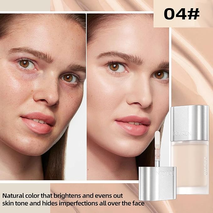 AKARY Moisturizing Precision Concealer, Lightweight & Breathable Cover-up Cream Moist Concealer, Cover Dark Circles Multi-Use Camouflage Cream, Creamy Texture Full Coverage Conceals(04#Natural Color)-Velvo Beauty