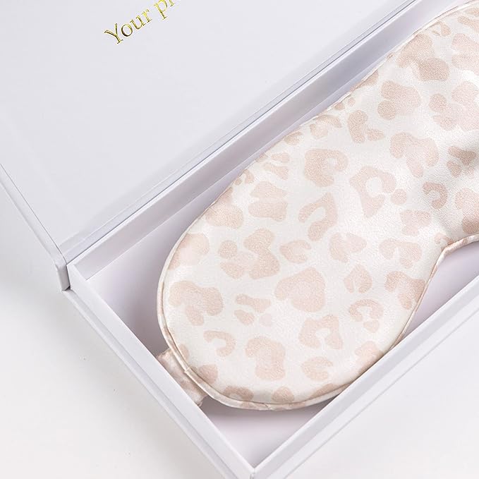 Silk Sleep Mask Light Blocking Luxury 100% Mulberry 22mm Silk Eye Mask Eye Cover Blindfold Ultra Soft Light & Comfy Anti Aging Skin Care with Travel Bag Gift Package-Velvo Beauty