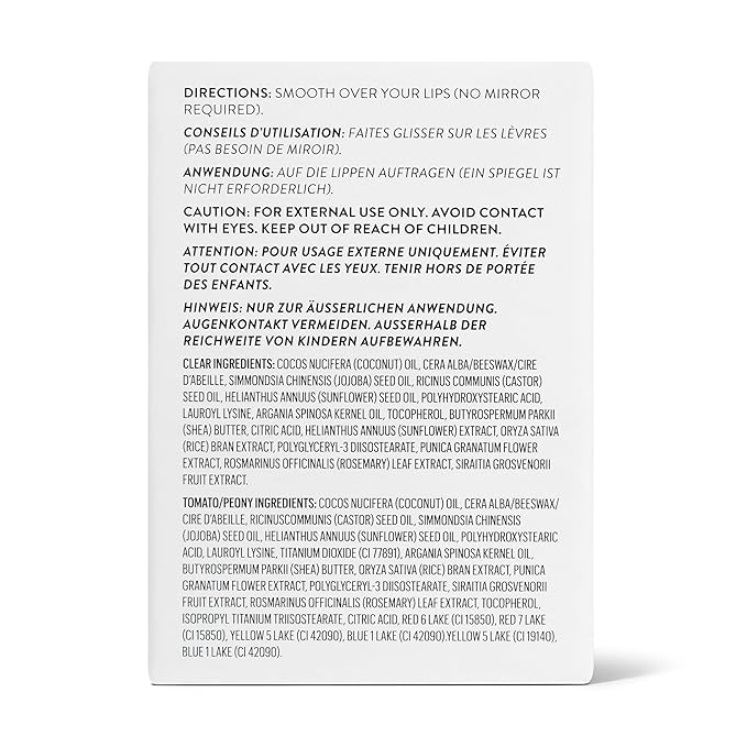 goop Beauty Lip Balm Trio | Clean Moisturizer for Chapped, Cracked & Dry Lips | Clear, Peony, & Tomato | Tinted for Sheer Color | Petroleum Free | 0.16 fl oz Each-Velvo Beauty