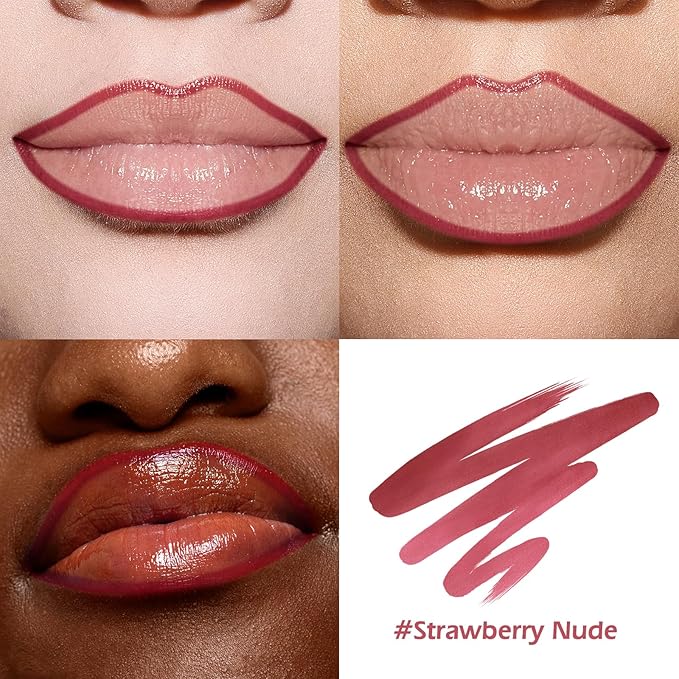 KIMUSE Peel Off Lip Liner Stain, Long Lasting Lip Tint Stain, Waterproof, Transfer-Proof, Highly Pigmented Color Lip Stain Liner, Matte Finish-Velvo Beauty