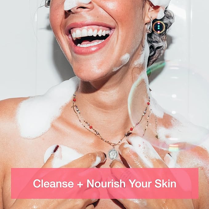 Raw Sugar Watermelon + Fresh Mint Nourishing Body Love Bundle - Body Wash, Body Scrub, Lip Balm & Deodorant, Clean, Made with Plant-Derived Ingredients, Formulated without Sulfates and Parabens-Velvo Beauty