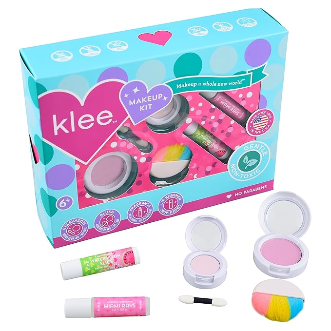 Luna Star Klee Mineral Makeup Kit. Gentle and Non-Toxic. Kid-Friendly. Made in USA. (Scoop of Joy)-Velvo Beauty