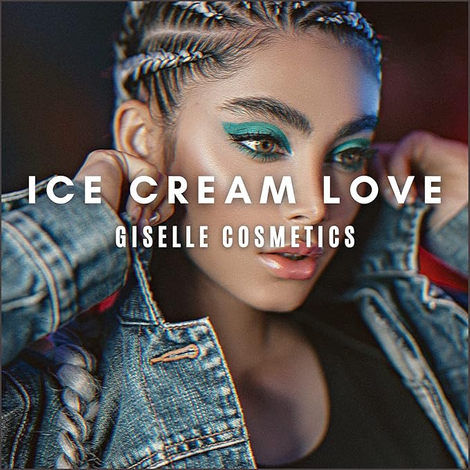 Ice Cream Love Mineral Powder Organic Makeup Kit - Loose Pigment Eyeshadow, Glitter Eyeshadow, Copper Eyeshadow Palette, Non-Toxic Shimmer Eye Shadow, Talc-Free Eyeshadow-Velvo Beauty