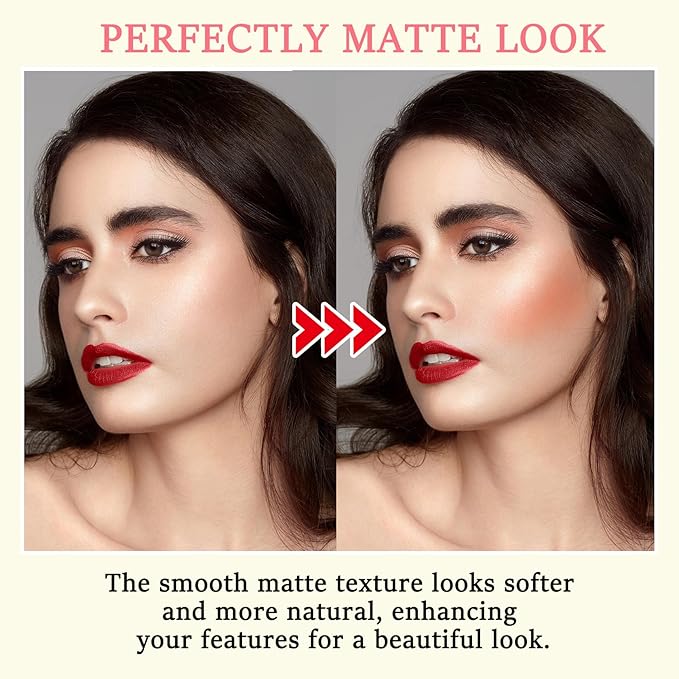 3 Colors Blush Stick,Multi-Use Cream Blush,Waterproofing Highly Pigmented Makeup Stick,Moisturizing Makeup Cream Set with Blender Sponge-Velvo Beauty