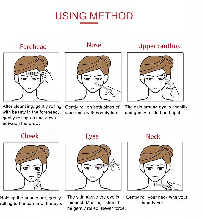 Beauty Sculptor Roller – 30 Germanium Massage Nodes for Facial Massager & Glow | Compact Beauty Tool for Lifting and Skin Care,Facial Roller (Purple, 1 PCS)-Velvo Beauty