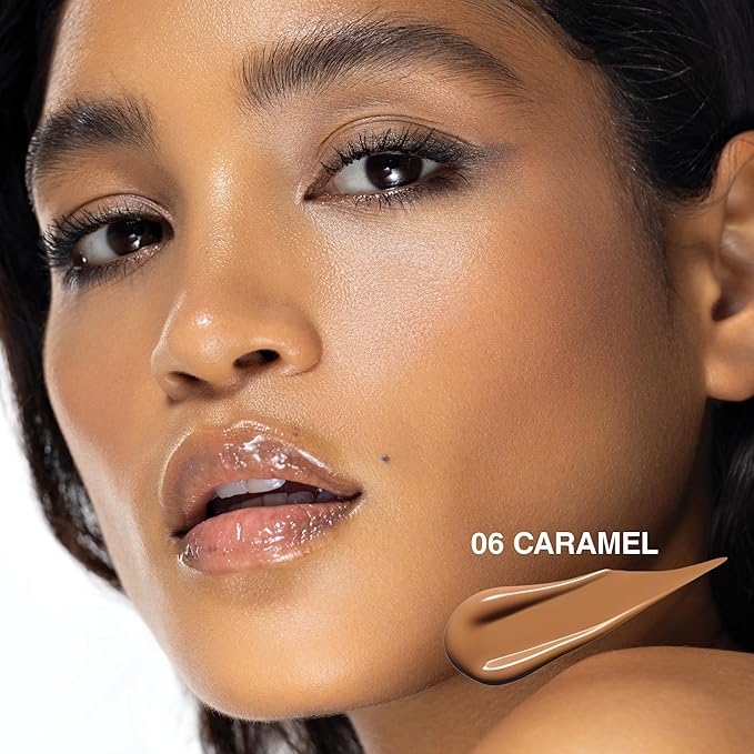 Matte Foundation Money - Long-Lasting Makeup Foundation with Flawless & Buildable Coverage - Liquid Foundation for All Skin Types (Caramel)-Velvo Beauty