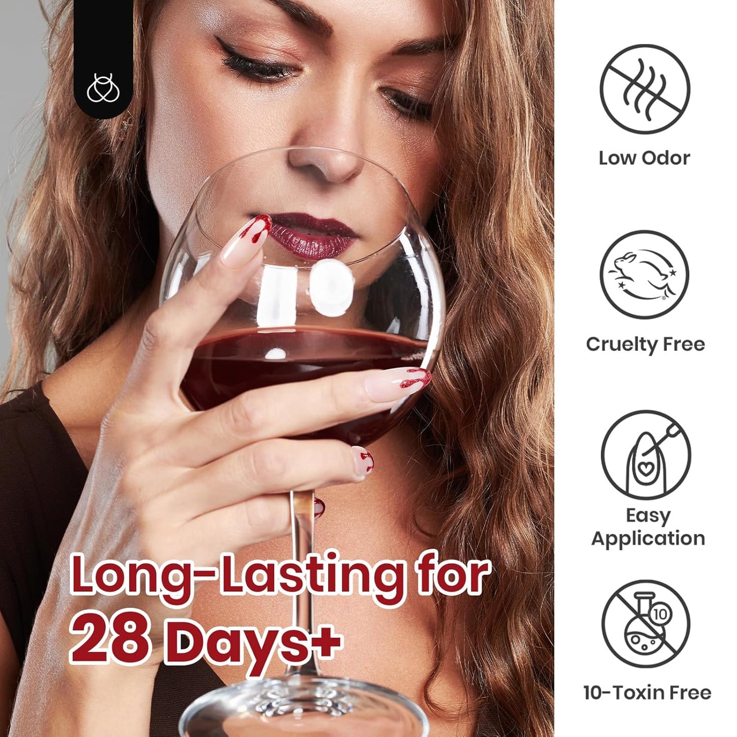 Beetles Red Cat Eye Gel Liner Nail Polish Glitter Gel Nail Art polish French Tip Swirl Nails Art Paint Soak Off UV Lamp Built Thin Nails Brush in Bottle Manicure Gifts for Women-Velvo Beauty