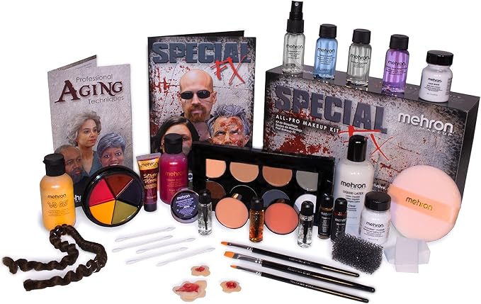 Mehron Makeup Special FX All-Pro Makeup Kit | Complete Professional Stage Makeup Kit | Special Effects Makeup Kit for Theatre, Halloween, & Cosplay-Velvo Beauty