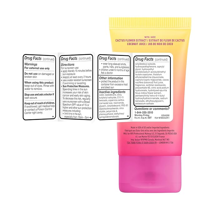 NYX PROFESSIONAL MAKEUP Blurscreen SPF 30 Primer, 3-in-1 Blurring Makeup Primer with Sunscreen, Vegan Formula with No White Cast or Greasy Feeling-Velvo Beauty