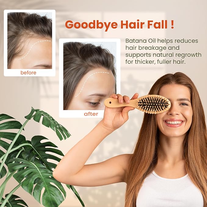 Natural Riches Unrefined Organic Batana Oil, 8 fl oz, 100% Pure & Natural, Cold pressed Honduras Miracle Oil for Hair Growth.-Velvo Beauty