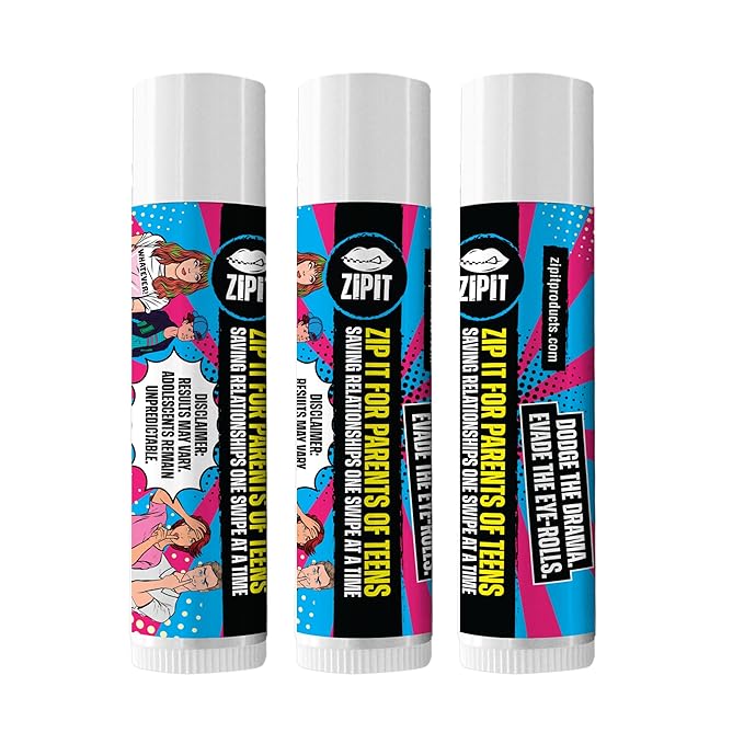 Zip It For Parents Of Teens Lip Balm - Saving Relationships One Swipe At A Time-Velvo Beauty