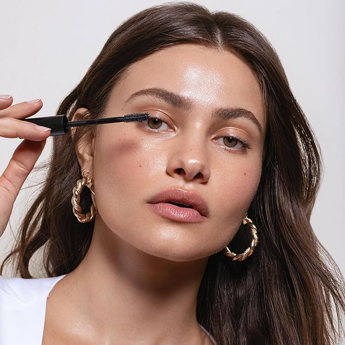 Saie Mascara 101 - Lash Lengthening Mascara for Thick, Bold, Lifted Lashes - Buildable Eye Makeup Formulated to Strengthen and Condition with Rich Nutrients - Black (0.31 oz)-Velvo Beauty