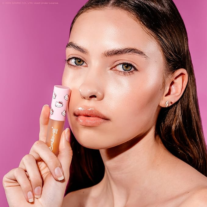 The Crème Shop x Hello Kitty Kawaii Kiss Moisturizing Lip Oil - Vanilla Mint Flavored-Velvo Beauty