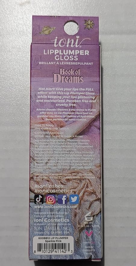 IONI LIP PLUMPER SPARKLE PINK GLOSS-Velvo Beauty
