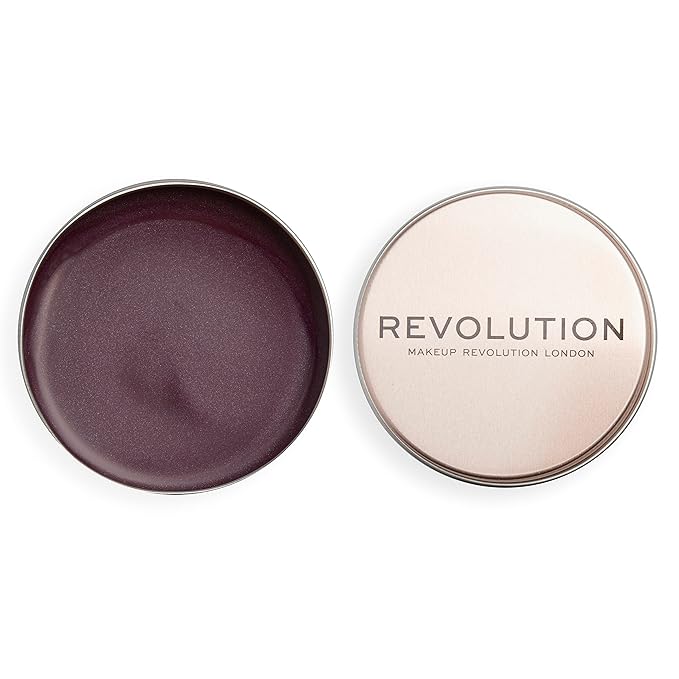 Revolution, Balm Glow, Multi-Use Balm for Cheeks, Eyes & Lips, Buildable Formula, Dewy Finish, Deep Plum, 1.12 Oz.-Velvo Beauty