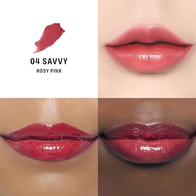 BRAYE Lipsleek Lip Balm, Monochromatic Cream Blush 2-in-1 Face Makeup, Hydrating & Mood Buildable, Vegan + Cruelty-Free Glow for Cheeks l 04 Savvy-Velvo Beauty