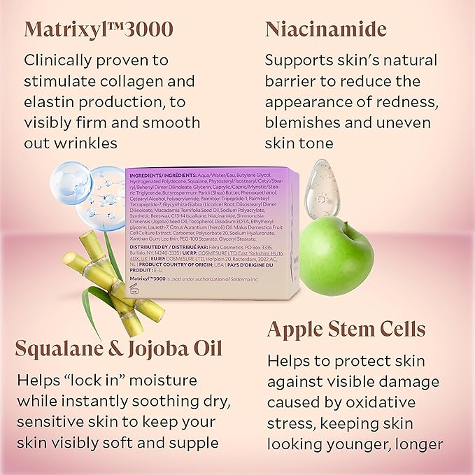 FIÈRA MoistureWiser – Advanced Anti-Aging Moisturizer for Mature Skin, Tightens, Hydrates & Reduces Fine Lines & Wrinkles for a Youthful Look – 1.69 FL. OZ. / 50 ML-Velvo Beauty